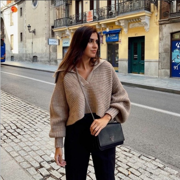 Zara Cropped Knit Sweater - Picture 6 of 15